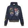 MADEEXTREME®️| ÁO KHOÁC HOODIE WASH IN HÌNH MŨ TRÙM KHÓA KÉO UNISEX MADE 2401