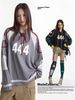 MADE®️| ÁO THUN DÀI TAY RETRO IN LƯỚI THOÁNG KHÍ NỐI DÂY RÚT DÀI IN CHỮ 444 UNISEX MADE HC02
