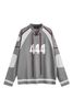 MADE®️| ÁO THUN DÀI TAY RETRO IN LƯỚI THOÁNG KHÍ NỐI DÂY RÚT DÀI IN CHỮ 444 UNISEX MADE HC02