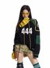 MADE®️| ÁO THUN DÀI TAY RETRO IN LƯỚI THOÁNG KHÍ NỐI DÂY RÚT DÀI IN CHỮ 444 UNISEX MADE HC02