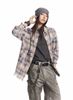 MADE®️| ÁO SƠ MI DÀI TAY KẺ SỌC THÊU CHỮ STREET UNISEX MADE 241083