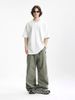 INF®️| QUẦN VẢI KHAKI DÁNG RỘNG UNISEX INF 12427