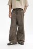 INF®️| QUẦN VẢI KHAKI DÁNG RỘNG UNISEX INF 12427