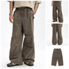 INF®️| QUẦN VẢI KHAKI DÁNG RỘNG UNISEX INF 12427
