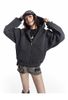 MADEEXTREME®️| ÁO KHOÁC NỈ BOXY TRÙM ĐẦU TRƠN MÀU TAY DÀI UNISEX MADE 241084