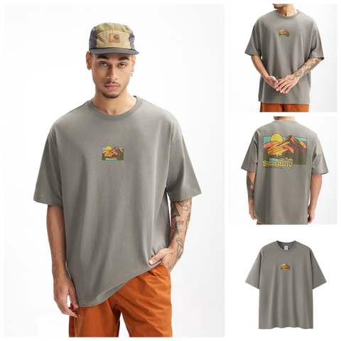 INF®️| ÁO THUN CỔ TRÒN NGẮN TAY DÁNG RỘNG IN GRAFFITI INF 8031
