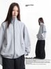 MADE®️| ÁO KHOÁC NỈ DÁNG RỘNG MÀU TRƠN KHÓA KÉO TÚI CÁCH ĐIỆU UNISEX MADE 241110