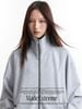 MADE®️| ÁO KHOÁC NỈ DÁNG RỘNG MÀU TRƠN KHÓA KÉO TÚI CÁCH ĐIỆU UNISEX MADE 241110