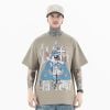 FG®️| ÁO THUN CỔ TRÒN TAY NGẮN IN HÌNH GRAFFITI FG F340