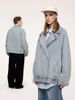 INF®️| ÁO KHOÁC DENIM WASH DÁNG RỘNG  UNISEX INF 5377