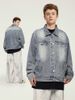 INF®️| ÁO KHOÁC DENIM WASH RETRO THIẾT KẾ ĐINH TÁN UNISEX INF 5379