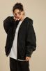 BE ™️| ÁO HOODIE OVERSIZE TRÙM ĐẦU KÉO KHÓA WASH TRƠN BE W0161