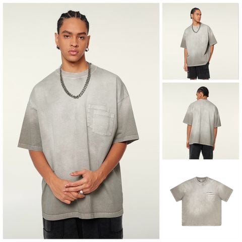 BE™️| ÁO THUN WASH MÀU ĐẸP TÚI NGỰC NHỎ BE S1969