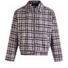MADE®️| ÁO KHOÁC XẾP LI RETRO KẺ SỌC THÂN NGẮN KHÓA KÉO UNISEX MADE 240668