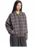 MADE®️| ÁO KHOÁC XẾP LI RETRO KẺ SỌC THÂN NGẮN KHÓA KÉO UNISEX MADE 240668