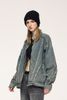 INF®️| ÁO KHOÁC DENIM WASH NGẮN PHONG CÁCH XE MÔ TÔ UNISEX INF 5373