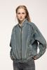 INF®️| ÁO KHOÁC DENIM WASH NGẮN PHONG CÁCH XE MÔ TÔ UNISEX INF 5373