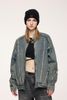 INF®️| ÁO KHOÁC DENIM WASH NGẮN PHONG CÁCH XE MÔ TÔ UNISEX INF 5373
