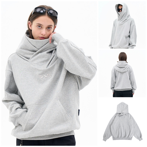 FG ™️| ÁO HOODIE OVERSIZE TRÙM ĐẦU WASH BASIC CAO CẤP FG SW051