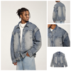 INF®️| ÁO KHOÁC DENIM WASH PHONG CÁCH UNISEX INF 5385