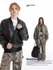 MADE®️| ÁO KHOÁC DA TÚI LỚN DÁNG RỘNG RETRO UNISEX MADE 240508