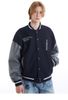 MADE®️| ÁO KHOÁC BÓNG CHÀY THÊU CHỮ TAY ÁO PU UNISEX MADE 240503-1