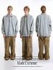 MADE®️| ÁO THUN DÀI TAY POLO 2 NÚT HỌA TIẾT CỔ LÔNG KHÂU RETRO UNISEX MADE 241142