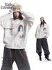 MADE®️| ÁO SWEATER RETRO CHÂN DUNG DÁNG RỘNG UNISEX MADE 241078