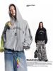 MADE®️| ÁO KHOÁC HOODIE MÓC CHỮ RETRO DÁNG RỘNG  UNISEX MADE 240519