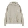 FG ™️| ÁO KHOÁC HOODIE OVERSIZE TRÙM ĐẦU KHÓA KÉO COTTON  SW041