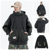 FG ™️| ÁO HOODIE OVERSIZE TRÙM ĐẦU CÁCH ĐIỆU TAY DÀI TÚI CÁCH ĐIỆU FG K187