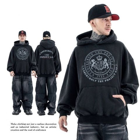 FG®️| ÁO KHOÁC HOODIE ẤP ÁP IN HÌNH CAO CẤP RETRO UNISEX FG F205