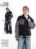 MADE®️| ÁO KHOÁC BÓNG CHÀY TAY DA PU THÊU CHỮ UNISEX MADE 240503
