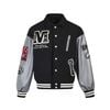 MADE®️| ÁO KHOÁC BÓNG CHÀY TAY DA PU THÊU CHỮ UNISEX MADE 240503