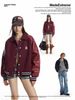 MADEEXTREME®️| ÁO KHOÁC BÓNG CHÀY RETRO TAY DA PU UNISEX MADE 240505