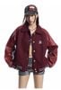 MADEEXTREME®️| ÁO KHOÁC BÓNG CHÀY RETRO TAY DA PU UNISEX MADE 240505