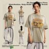 BE™️| ÁO THUN WASH MÀU IN HÌNH AMBITIOUS BE 4256