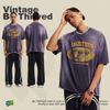 BE™️| ÁO THUN WASH MÀU IN HÌNH AMBITIOUS BE 4256
