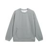 INF®️| ÁO SWEATER NỈ CỔ TRÒN TRỄ VAI TRƠN MÀU OUTDOOR UNISEX INF 7077
