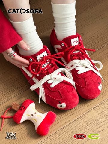 CATSOFA ™️| GIÀY SNEAKER APPLE RED UNISEX CAT&SOFA CS25001