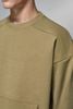 INF®️| ÁO SWEATER NỈ CỔ TRÒN TRỄ VAI TRƠN MÀU OUTDOOR UNISEX INF 7077