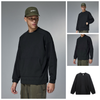 INF®️| ÁO SWEATER NỈ CỔ TRÒN TRỄ VAI TRƠN MÀU OUTDOOR UNISEX INF 7077