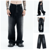 FG®️| QUẦN JEANS ỐNG RỘNG NHUỘM BÙN UNISEX FG ZB272