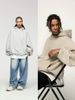 INF®️| ÁO HOODIE NỈ THÂN NGẮN DÁNG RỘNG TRƠN MÀU UNISEX INF 4379