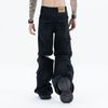 FG®️| QUẦN JEANS ỐNG RỘNG WASH CAO CẤP ỐNG THÁO ZỜI UNISEX FG ZB278