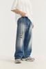 INF®️| QUẦN JEANS ỐNG RỘNG RÁCH PHONG CÁCH RETRO ỐNG THẲNG CỔ ĐIỂN INF 12480