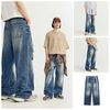 INF®️| QUẦN JEANS ỐNG RỘNG RÁCH PHONG CÁCH RETRO ỐNG THẲNG CỔ ĐIỂN INF 12480