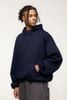 INF®️| ÁO HOODIE NỈ THÂN NGẮN DÁNG RỘNG TRƠN MÀU UNISEX INF 4379