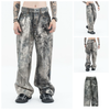 FG®️| QUẦN JEANS DÁNG RỘNG IN KỸ THUẬT MỰC BẨN UNISEX FG ZB279