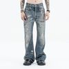 FG®️| QUẦN JEANS ỐNG RỘNG WASH RETRO GRAFFITI  UNISEX FG ZB281